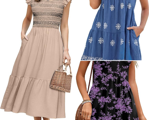 Summer Style: Breezy Dresses & Warm Weather Favorites cover photo collage