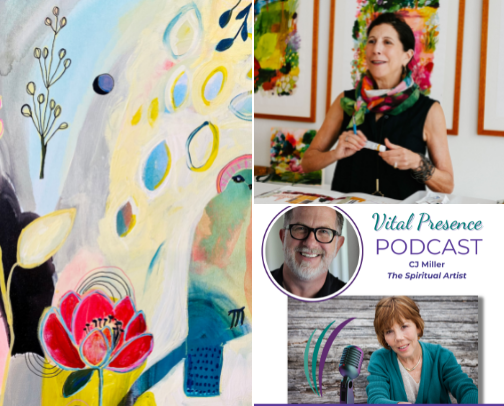 Artists and art retreats cover photo collage