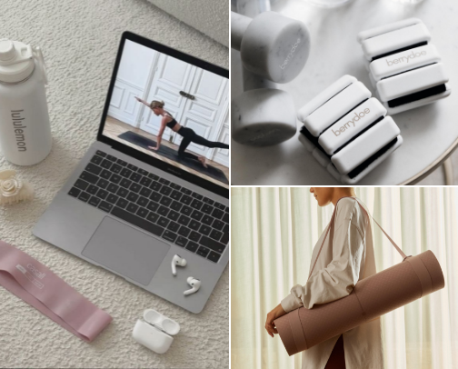 fitness at home 101 cover photo collage