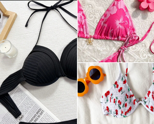 Bikini Edit: Sun, Style & Confidence cover photo collage