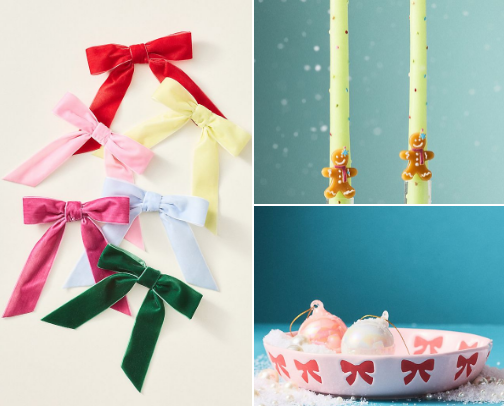 An Anthropologie Holiday Moment cover photo collage