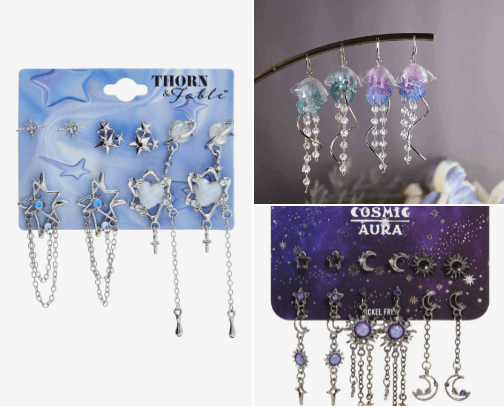 earthy jewelry cover photo collage