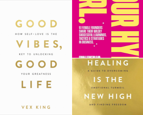 Self Help & Mindset Books cover photo collage
