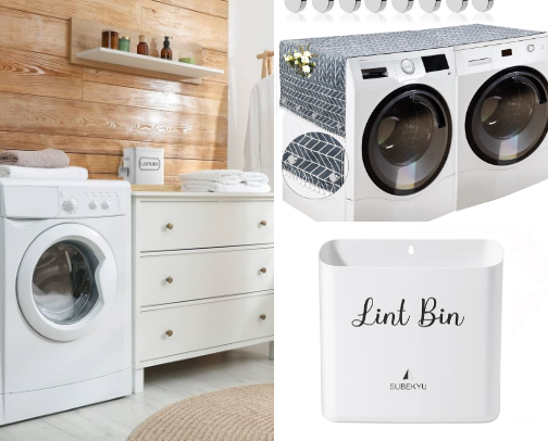Laundry Room Essentials cover photo collage