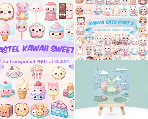 Prints and other items cover photo collage