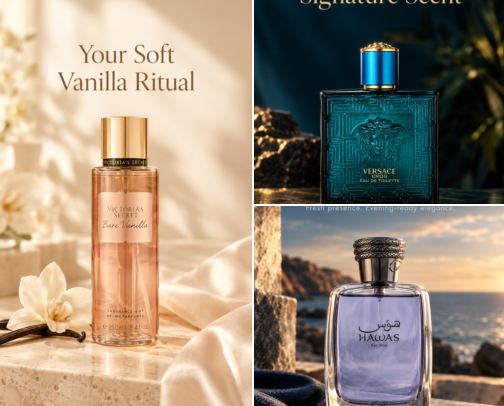 💎🌹His & Hers Perfume Picks cover photo collage