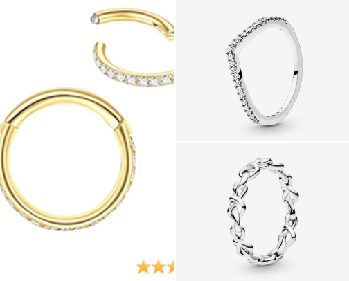 Jewellery cover photo collage