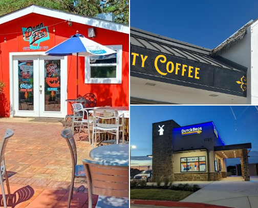 Best coffee shops in Galveston County, Texas cover photo collage