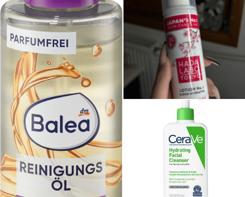 Skincare favs🫧 cover photo collage