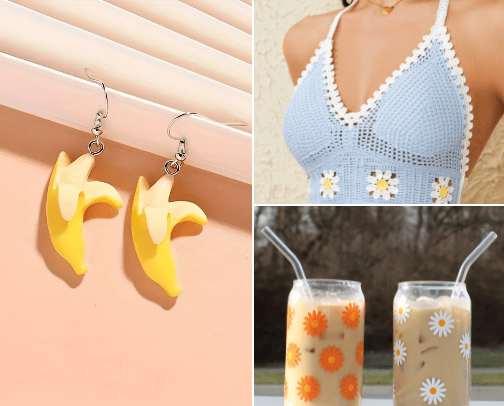Temu Summer Vibes cover photo collage