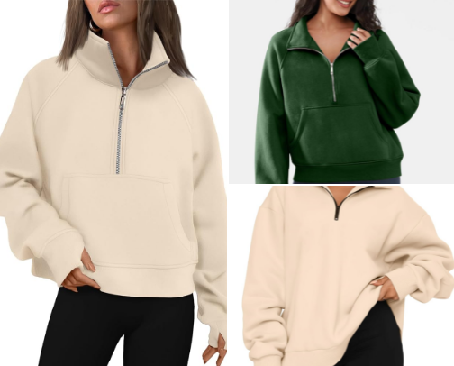 Top 10 Cropped Half-Zip Fleece Hoodies for That Cozy-Sporty Vibe cover photo collage