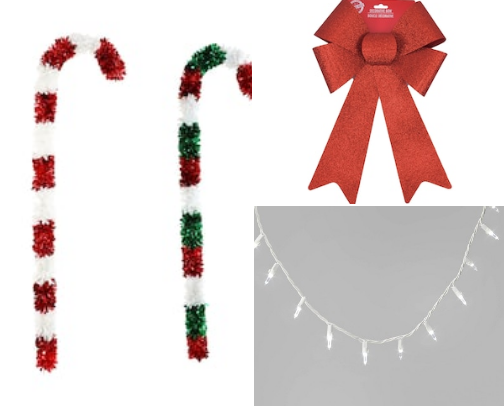 Light up Candy Cane DIY cover photo collage