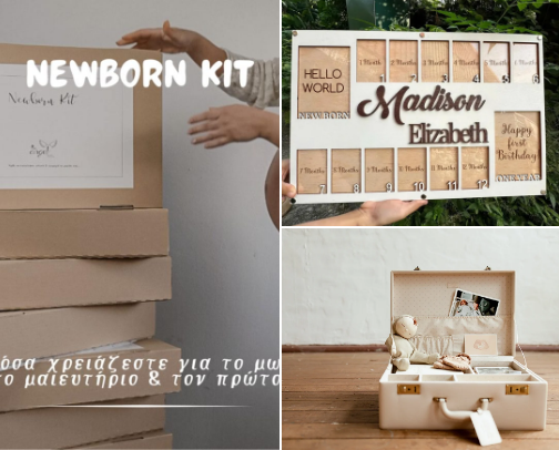 Baby stuff cover photo collage