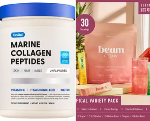 Get Healthy- Supplements & Vitamins cover photo collage