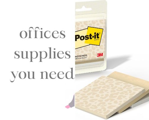 Office Supplies You Need! cover photo collage
