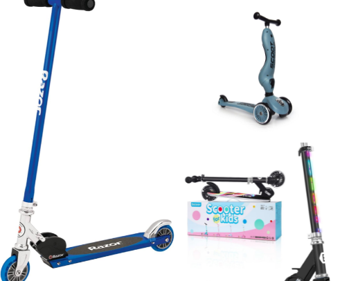 Scooter for kids cover photo collage