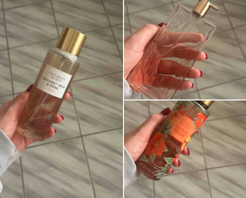 smell like a goddess💐🍦 cover photo collage