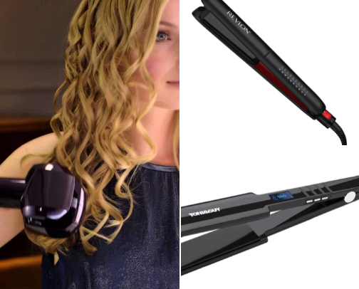 Hair tools cover photo collage