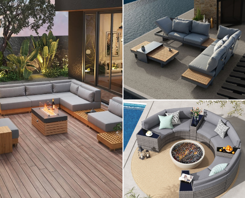 Outdoor Furniture cover photo collage