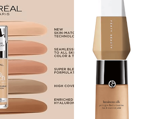 Lightweight foundation cover photo collage