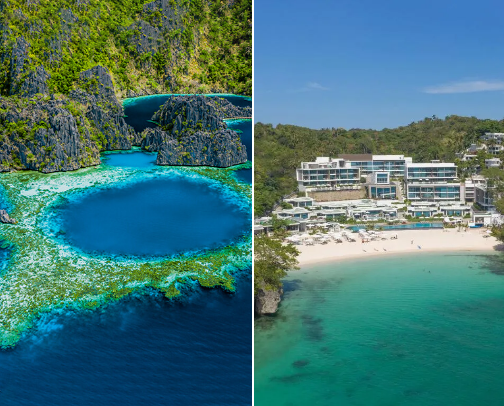 “Adventure Awaits: Places, Particularly Beaches, to Visit and Unwind” cover photo collage