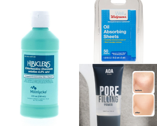 Skincare cover photo collage