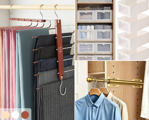 Closet Organizers cover photo collage
