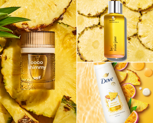 Pineapple Perfume & Bodycare cover photo collage