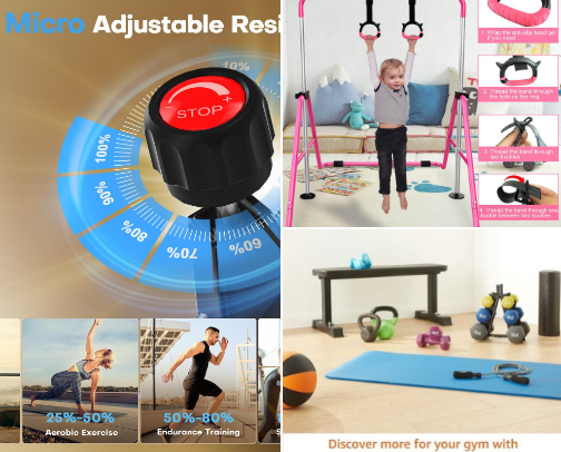 Must-Have Exercise Equipment for Your Home Gym cover photo collage