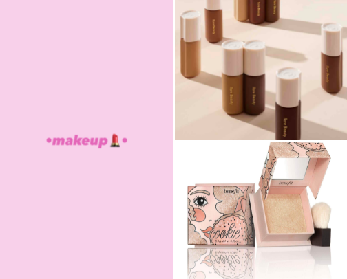 Makeup recommendations💄 cover photo collage
