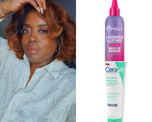 My Wash Day Essentials for a Healthy, Flake-Free Scalp ✨ cover photo collage