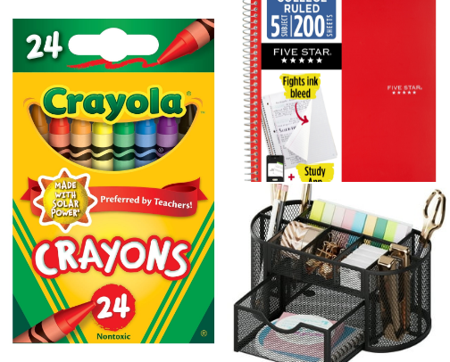 Budget-Friendly School Supplies Under $25 cover photo collage