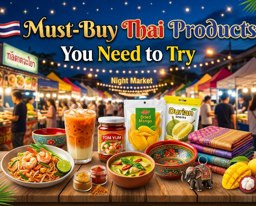 🇹🇭 Must-Buy Thai Products You Need to Try cover photo collage