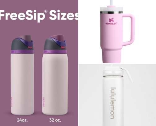 Water bottles cover photo collage