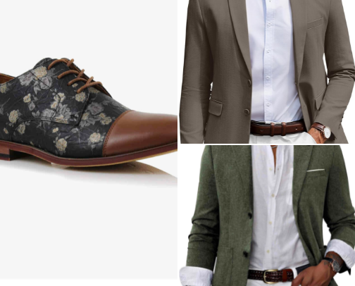 Non-athlesieure / business casual cover photo collage