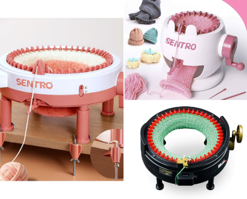 Circular Knitting Made Easy: Everything You Need for Fast, Lazy Knitting Projects cover photo collage