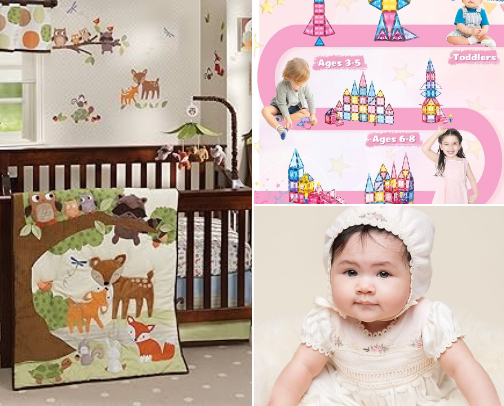 Tiny Treasures: Best Finds for Babies and Kids cover photo collage