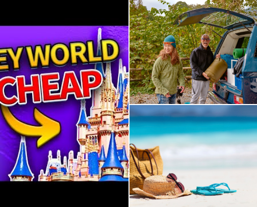 Cheap or free vacation ideas cover photo collage