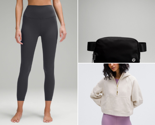 Lululemon favorites cover photo collage