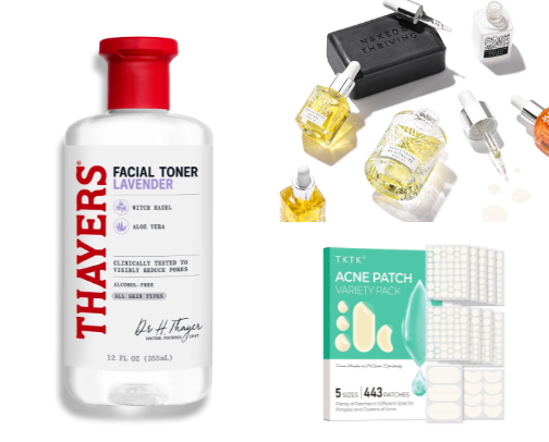 Skincare recs cover photo collage