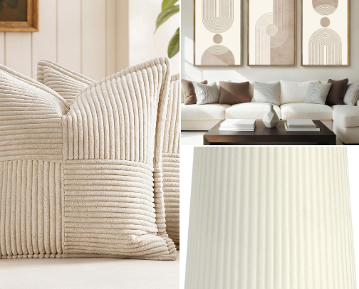 Neutral and Beige Home Decor Finds cover photo collage