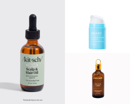 Hair productsss(I have wavy/curly hair) cover photo collage