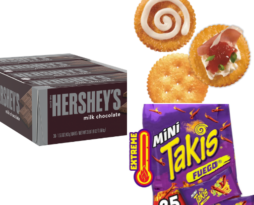 My Fave Snacky Foods cover photo collage