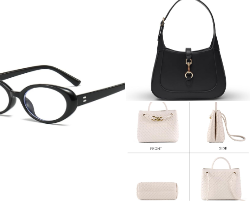 sunnies & bags cover photo collage
