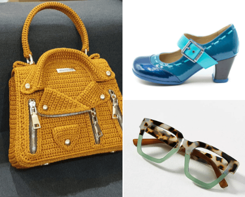 Fabulously Funky Shoes, Purses, and Accessories cover photo collage