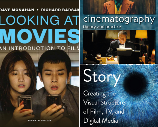 Must Have Books if you want to learn about Movies, TV, Filmmaking and Screenwriting. cover photo collage