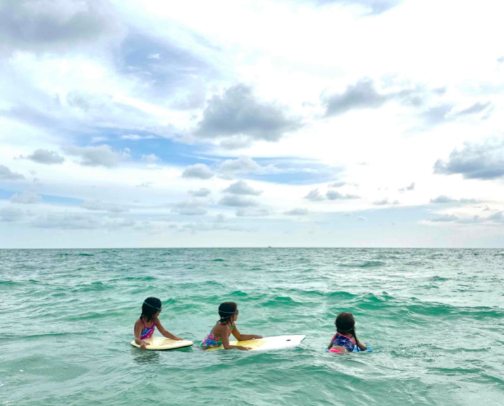 beach essentials for moms cover photo collage