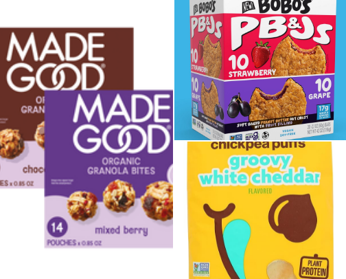 Dairy-free snacks that actually taste good!! cover photo collage