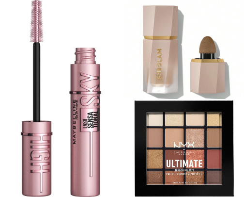 Affordable makeup recs💄 cover photo collage
