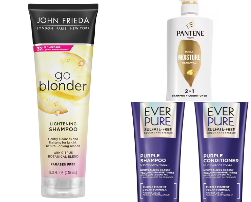 Hair care for #blondies cover photo collage